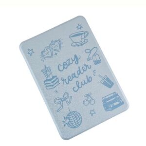Cozy Reader Club Blue Kindle Case